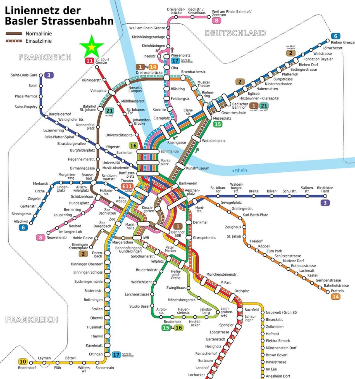 A Few Steps From Basel With Balcony And Free Private Parking Leilighet Saint-Louis  Eksteriør bilde